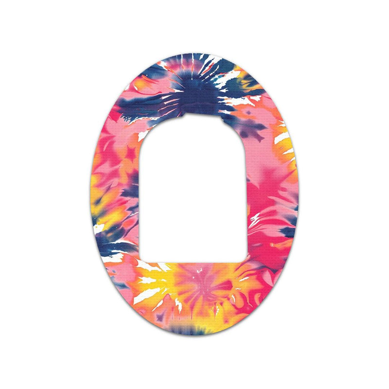 Peelz Summer Tie Dye Pod Patch Tape - Pump Peelz Patch Medical Tape