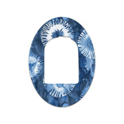 Peelz Monochrome Blue Tie Dye Pod Patch Tape - Pump Peelz Patch Medical Tape