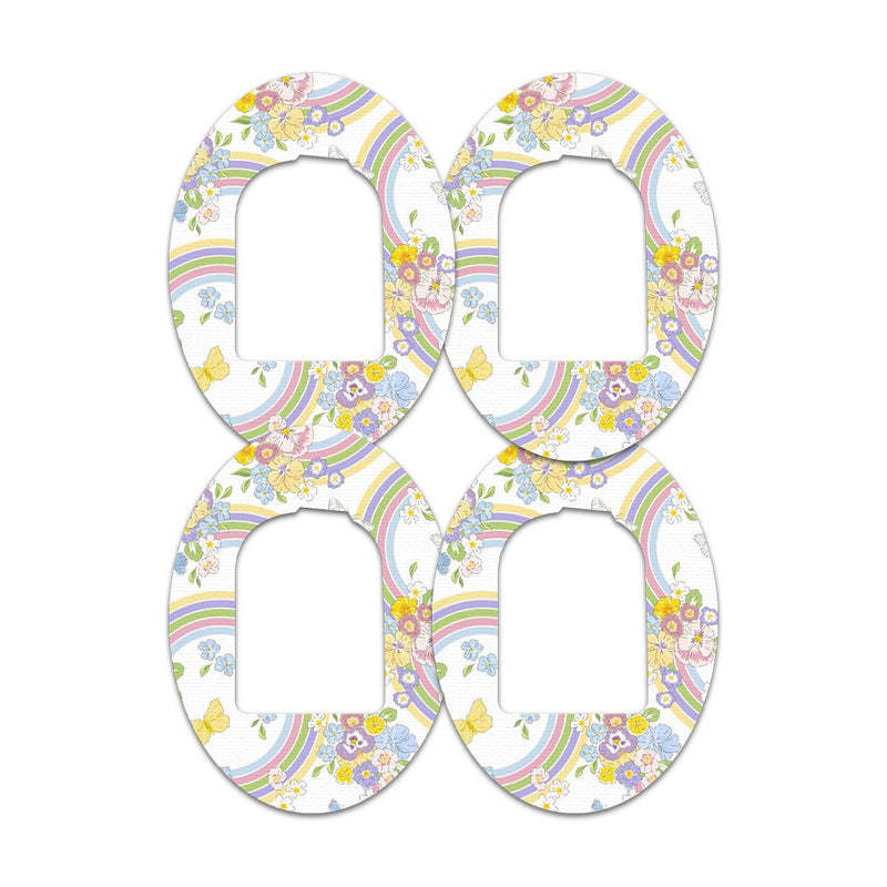 Peelz Rainbow Blooms Pod Patch Tape - Pump Peelz Patch Medical Tape