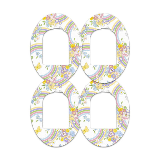 Peelz Rainbow Blooms Pod Patch Tape - Pump Peelz Patch Medical Tape