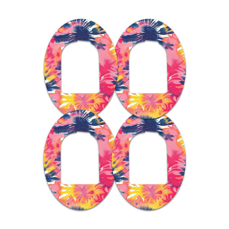 Peelz Summer Tie Dye Pod Patch Tape - Pump Peelz Patch Medical Tape