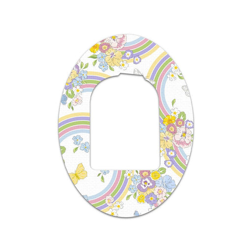 Peelz Rainbow Blooms Pod Patch Tape - Pump Peelz Patch Medical Tape
