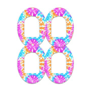 Peelz Neon Tie Dye Pod Patch Tape - Pump Peelz Patch Medical Tape