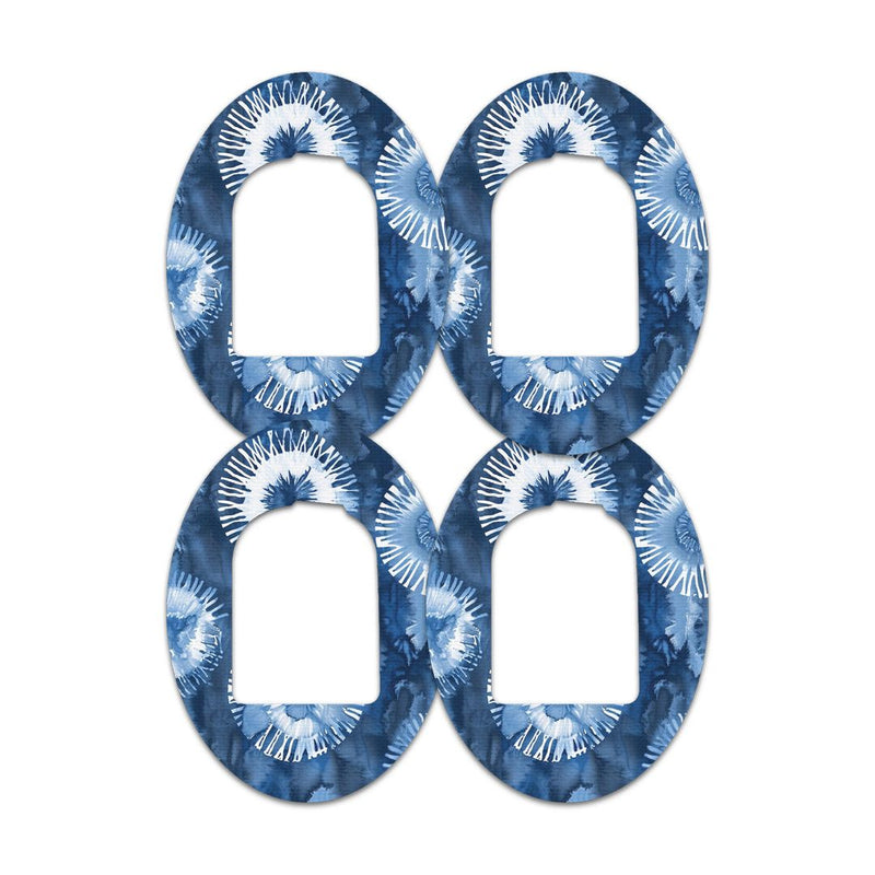 Peelz Monochrome Blue Tie Dye Pod Patch Tape - Pump Peelz Patch Medical Tape