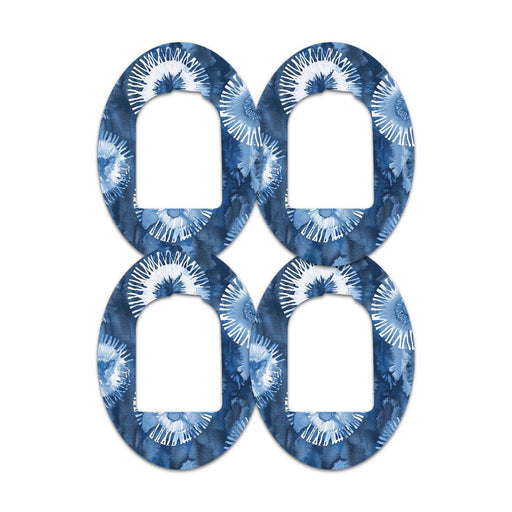 Peelz Monochrome Blue Tie Dye Pod Patch Tape - Pump Peelz Patch Medical Tape