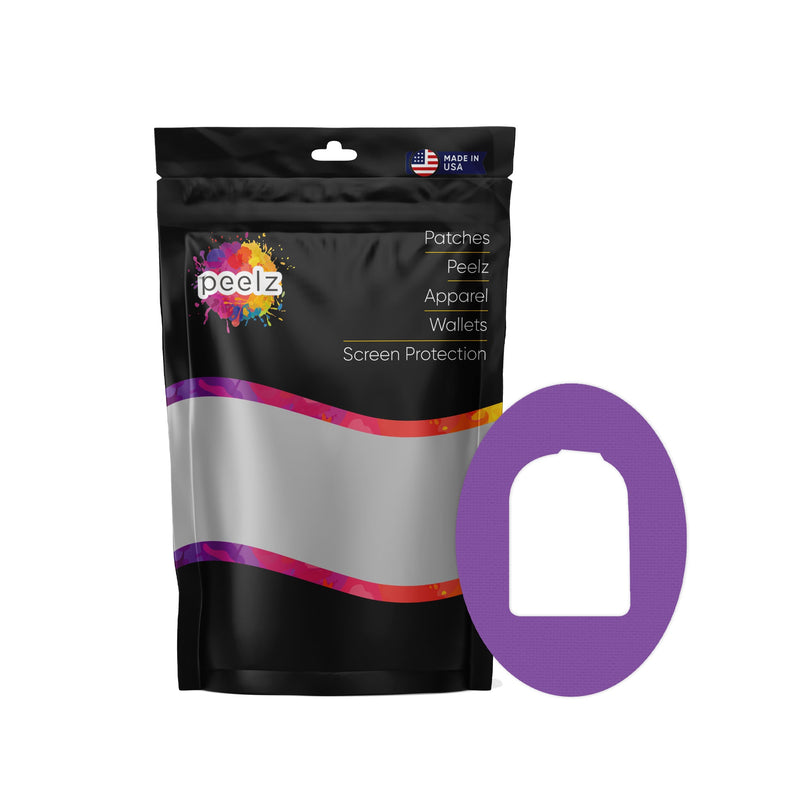 Peelz Solid Color Purple Pod Patch Tape - Pump Peelz Patch Medical Tape