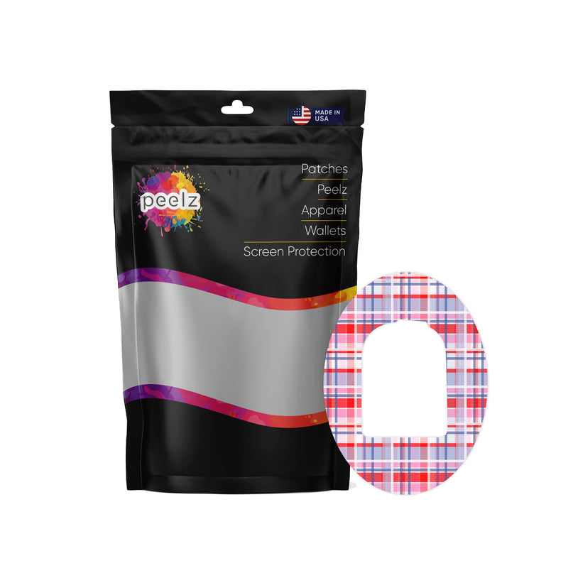 Peelz Party Plaid Pod Patch Tape - Pump Peelz Patch Medical Tape