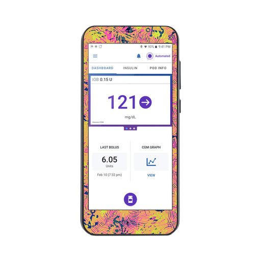 Peelz Electric Island Sticker for Omnipod® 5 Controller – Pump Peelz Peelz/Stickers