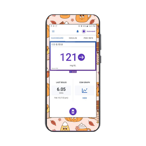 Peelz Cozy Harvest Sticker for Omnipod® 5 Controller – Pump Peelz Peelz/Stickers