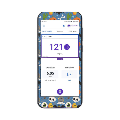 Peelz Spooky Night Sticker for Omnipod® 5 Controller – Pump Peelz Peelz/Stickers