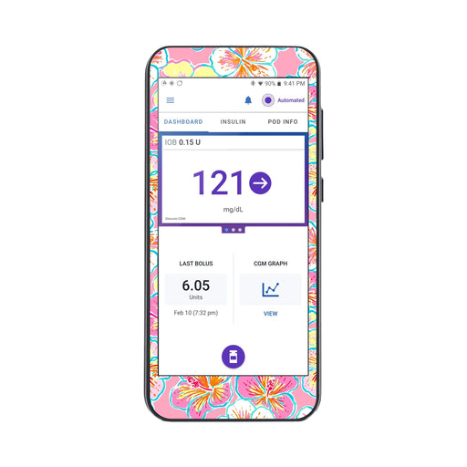 Peelz Tropic Crush Sticker for Omnipod® 5 Controller – Pump Peelz Peelz/Stickers