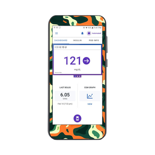 Peelz Wild Current Sticker for Omnipod ® 5 Controller – Pump Peelz Peelz/Stickers