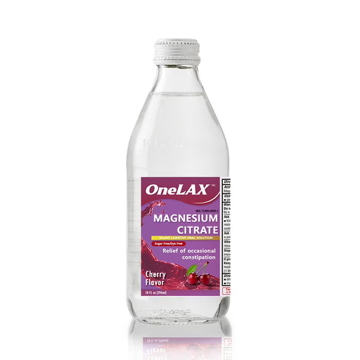OneLax Onelax Magnesium Citrate Saline Laxative, Cherry Flavor, 10 fl oz Bottles (Case of 12) Medicine & Drugs