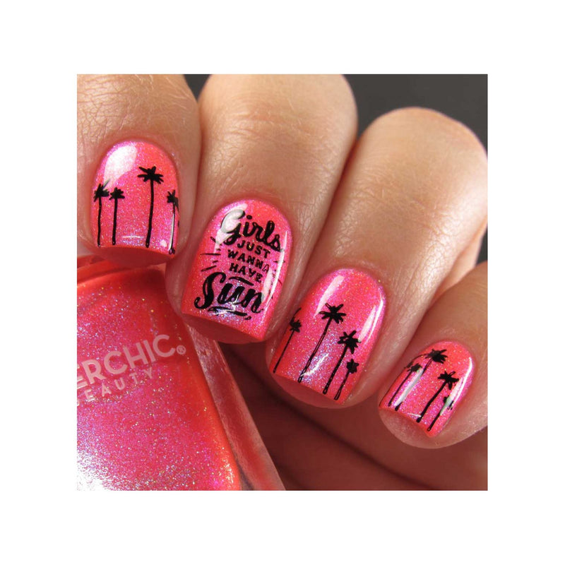 UberChic Beauty Mermaid Life-02 Stamping Plate