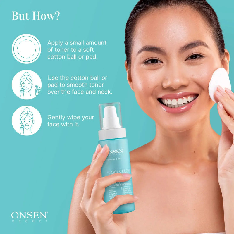 Onsen Secret Cleanse & Tone Duo Cleansers Kits
