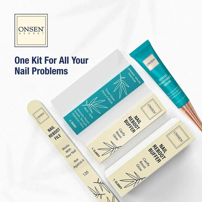 Onsen Secret Essential Nail Reboot Kit (Serum)