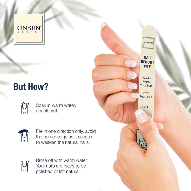 Onsen Secret Nail Reboot File Nail Care
