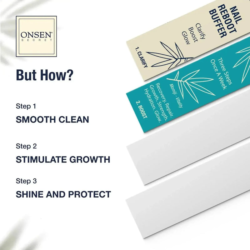 Onsen Secret Nail Reboot Eco-Pads Nail Care