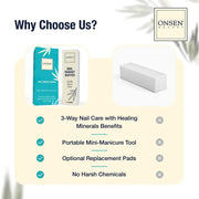 Onsen Secret Nail Reboot Eco-Pads Nail Care