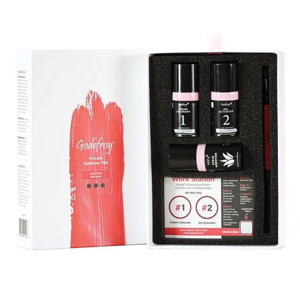 Stirling Soap Co Instant Eyebrow Tint | Natural Eyebrow Tinting Kit by Godefroy Eyebrow Tint