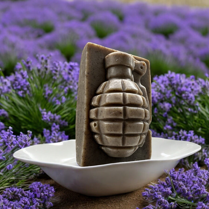 kbarsoapco Opha Mae Natural Grenade Soap