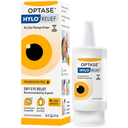Optase Optase Hylo Relief Dry Eye Drops - Fast-Acting Preservative Free Eye Drops for Dry Eyes - with Paten 0.33 Oz Eye Drops