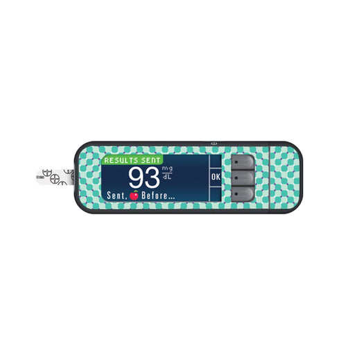 Peelz Optical Illusion Sticker for Bayer Contour Next Glucometer Peelz/Stickers