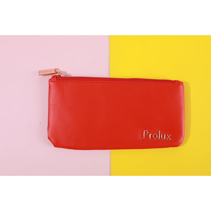Prolux Cosmetics Deluxe Red Makeup Brush Set