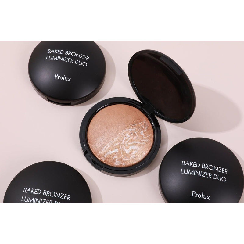 Prolux Cosmetics Baked Bronzer Luminizer Duo