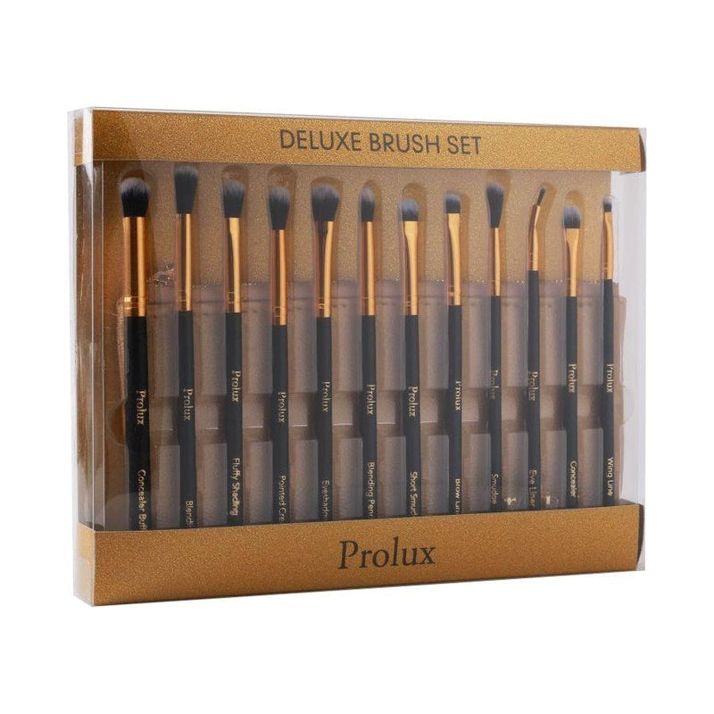 Prolux Cosmetics Deluxe Gold Brush Set
