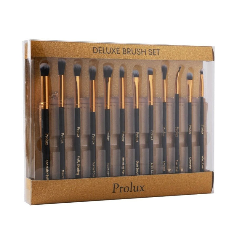 Prolux Cosmetics Deluxe Gold Brush Set Brush Set