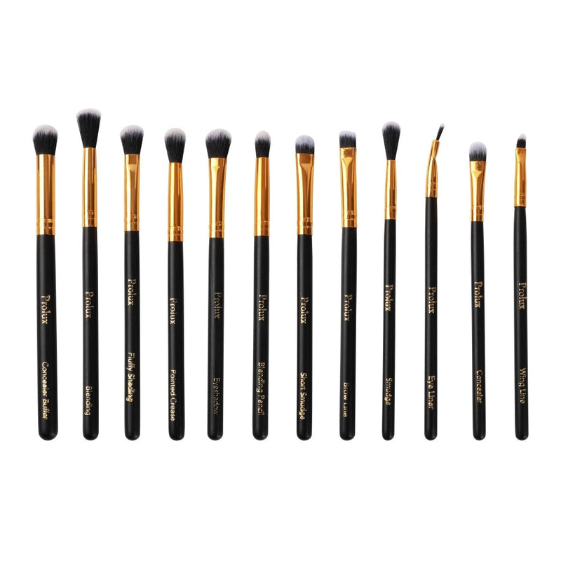 Prolux Cosmetics Deluxe Gold Brush Set Brush Set