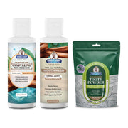 Garner's Garden Travel Sized Oral Care Trio | Trio | H2O2 | Fluoride Free Oral Care