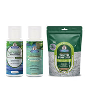 Garner's Garden Travel Sized Oral Care Trio | Trio | H2O2 | Fluoride Free Oral Care