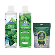 Garner's Garden Oral Care Package | Trio | H2O2 | Fluoride Free Packages White Smoke Regular Peppermint / 2 oz Organic Tooth Powder