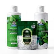 Garner's Garden Oral Care Package | Trio | H2O2 | Fluoride Free Packages White Smoke Regular Peppermint / 2 oz Regular Tooth Powder (Mineral Boost/Blue Pouch),Regular Peppermint / 2 oz Organic Tooth Powder,Regular Peppermint / 2 oz Mother of Pearl Tooth Powder,Regular Peppermint / 2 oz Chlorophyll and Mineral Tooth Powder,Reduced Peppermi