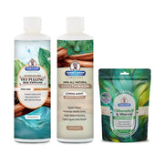 Garner's Garden Oral Care Package | Trio | H2O2 | Fluoride Free Packages White Smoke Reduced Cinnamint / 2 oz Chlorophyll and Mineral Tooth Powder