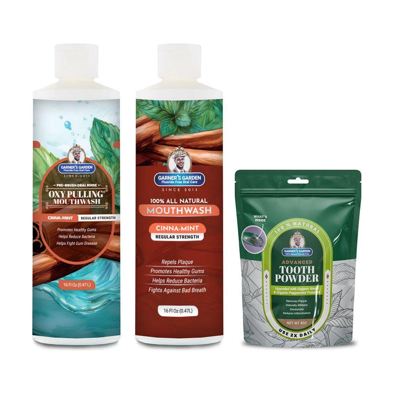 Garner's Garden Oral Care Package | Trio | H2O2 | Fluoride Free Packages