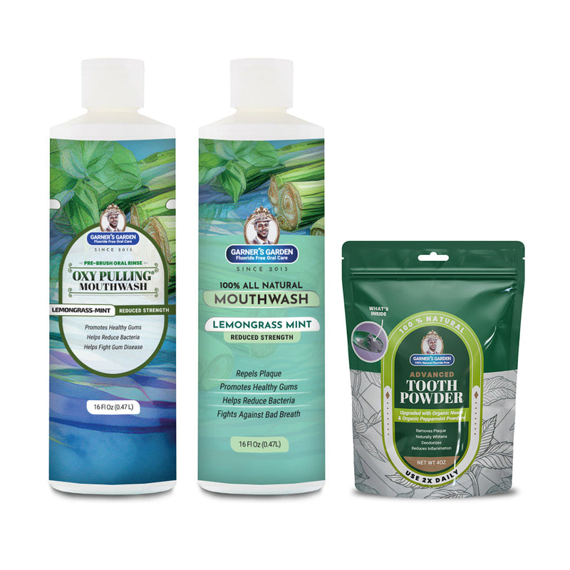 Garner's Garden Oral Care Package | Trio | H2O2 | Fluoride Free Packages