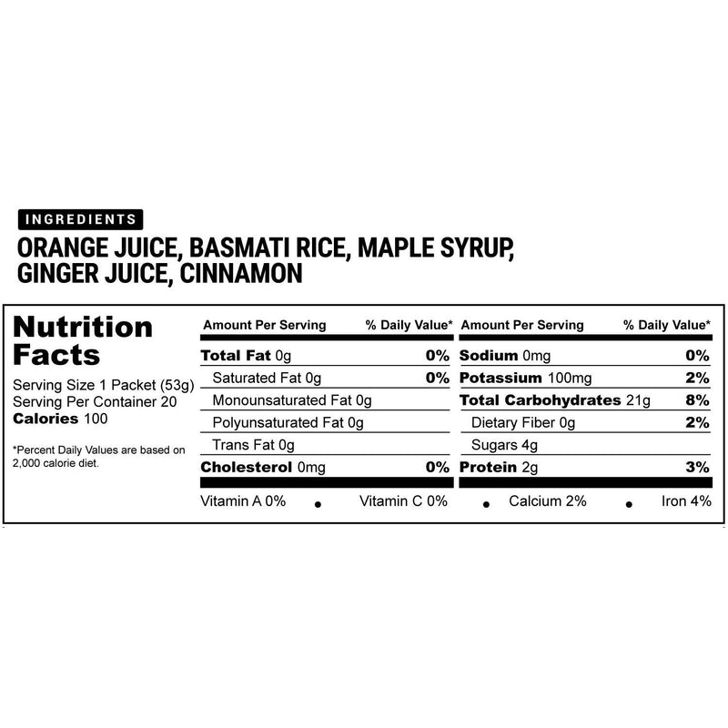 myspringenergy Orange - Power Snack (Vegan) 100 Kcal Power Snack White Smoke 1 qty,20 pack