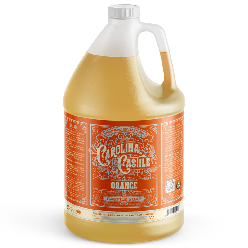 Carolina Castile Soap Orange Castile Soap White Smoke 1 Gallon
