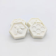 Hyssop Beauty Apothecary L.L.C. Organic Castile Soap Mini (Honeycomb/Bee) - Unscented Bar Soap