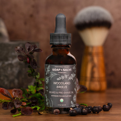 Chagrin Valley Soap & Salve Beard & Pre-Shave Oil: Woodland Breeze Scent Beard Oil