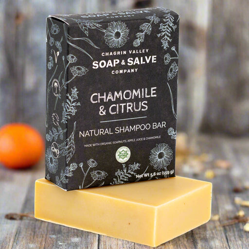 Chagrin Valley Soap & Salve Shampoo Bar: Chamomile & Citrus Shampoo Bar