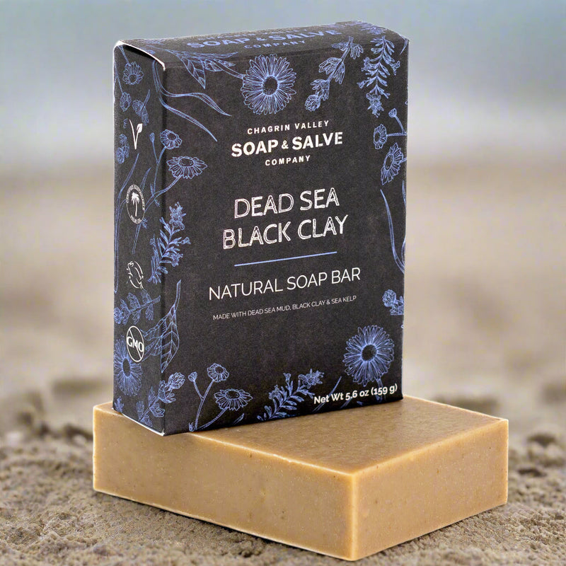 Chagrin Valley Soap & Salve Natural Soap: Dead Sea Black Clay Soap