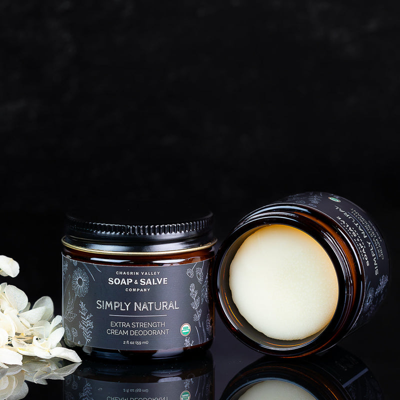 Chagrin Valley Soap & Salve Deodorant Cream: Extra Strength Simply Natural Deodorant