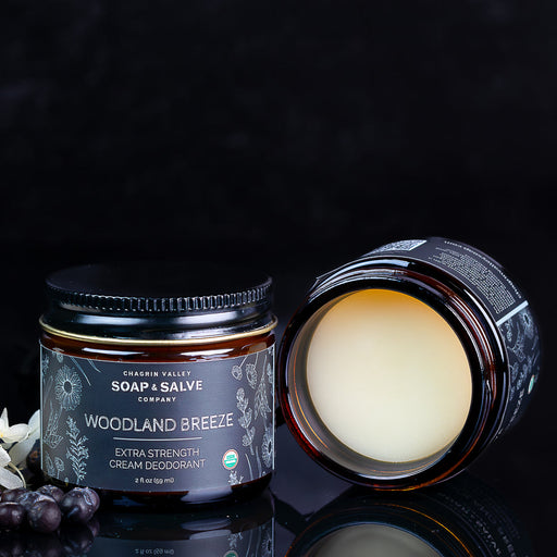 Chagrin Valley Soap & Salve Deodorant Cream: Extra Strength Woodland Breeze Deodorant