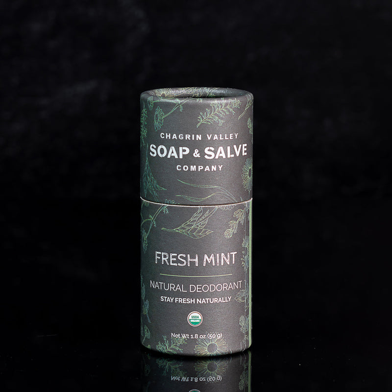 Chagrin Valley Soap & Salve Deodorant: Stick Fresh Mint Deodorant