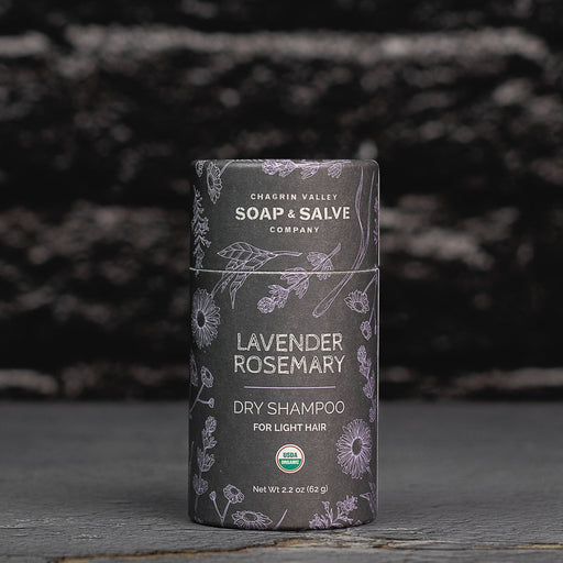 Chagrin Valley Soap & Salve Dry Shampoo: Light Hair Lavender Rosemary Dry Shampoo