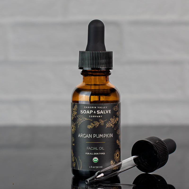 Chagrin Valley Soap & Salve Facial Oil: Argan Pumpkin Facial Oil